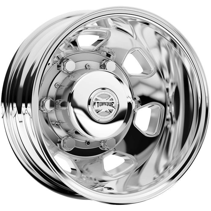 Set of 4-16" Inch Torque TW537C Rodeo Dually 6x205 Polished Wheels Rims