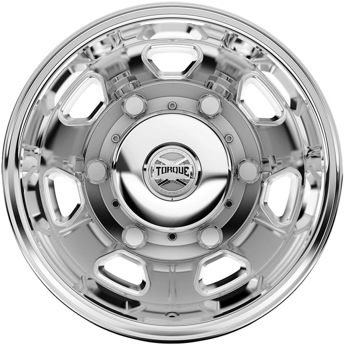 Set of 4-16" Inch Torque TW537C Rodeo Dually 6x180 Polished Wheels Rims