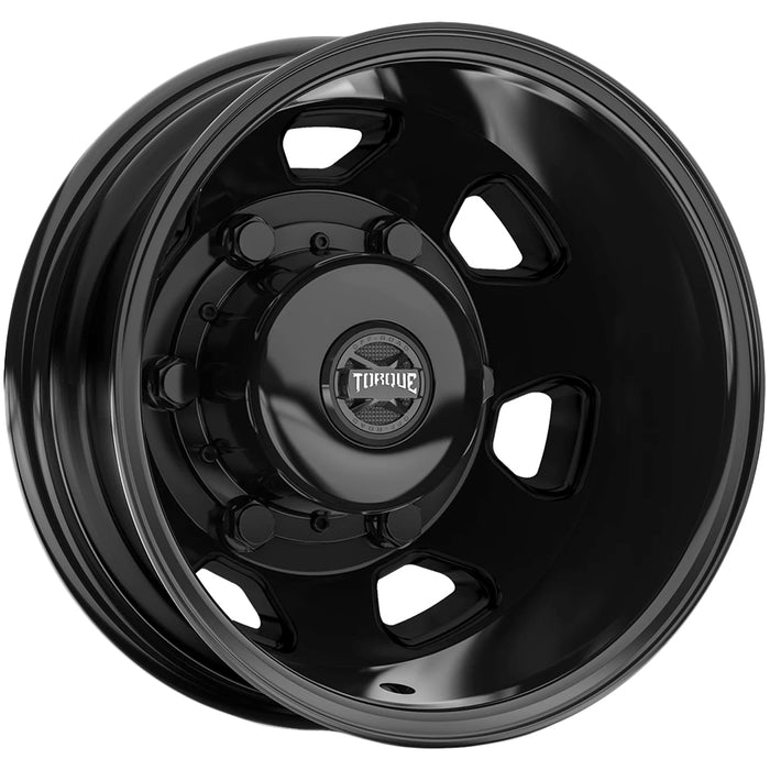 Set of 4-16" Inch Torque TW537C Rodeo Dually 6x180 Satin Black Wheels Rims