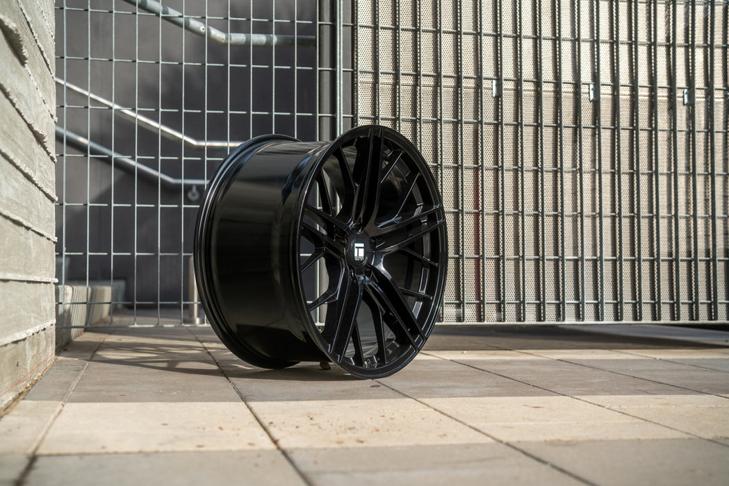 Touren TF07 20x9.5 5x120 +15mm Gloss Black Wheel Rim 20" Inch