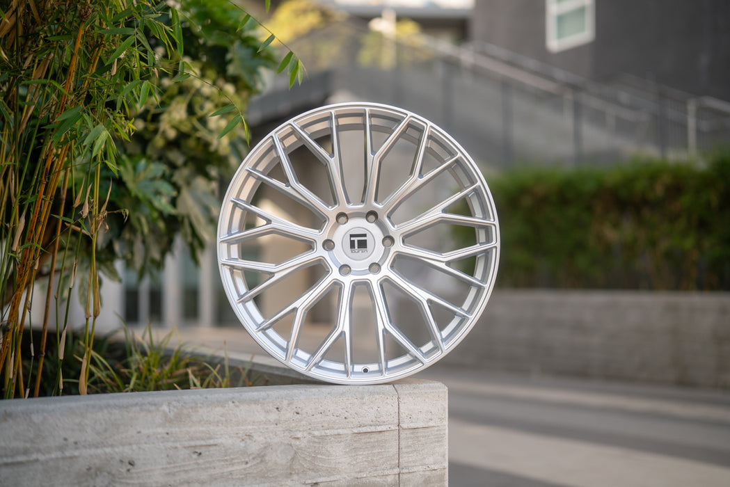 (Set of 4) Touren TR08 22x9 6x135 +25mm Silver Wheels Rims 22" Inch
