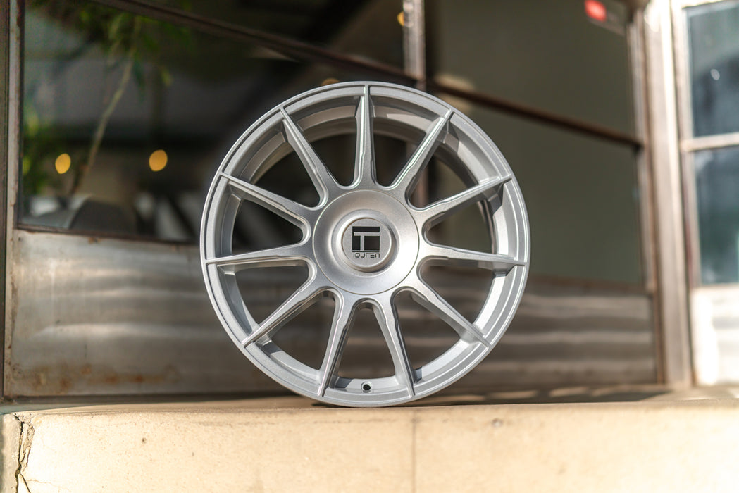 (Set of 4) Touren TR81 18x8 5x112/5x120 +35mm Silver Wheels Rims 18" Inch