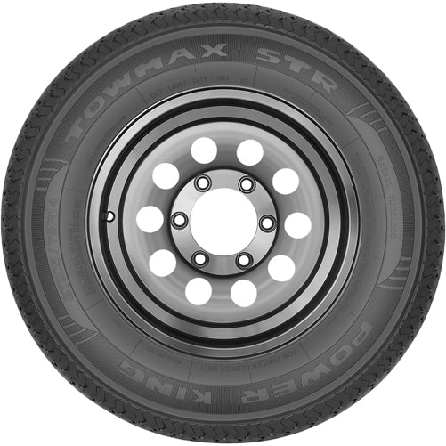 (QTY 2) ST235/80R16 Towmax STR II 127/122L LRF Black Wall Tires