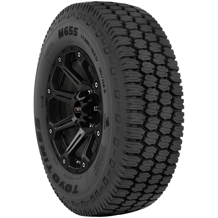 LT285/70R17 Toyo M655 LT 126/123Q LRE Black Wall Tire