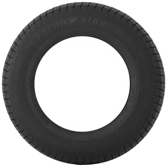 (QTY 2) 205/75D14 Treadstar AW1016 LRC Black Wall Tires