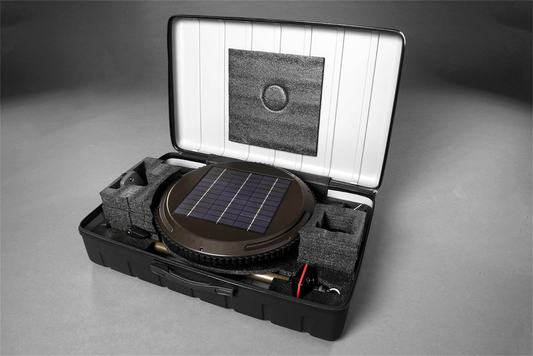 Tuff Stuff Overland Halo 9.75" Solar Freestanding Light With Speaker