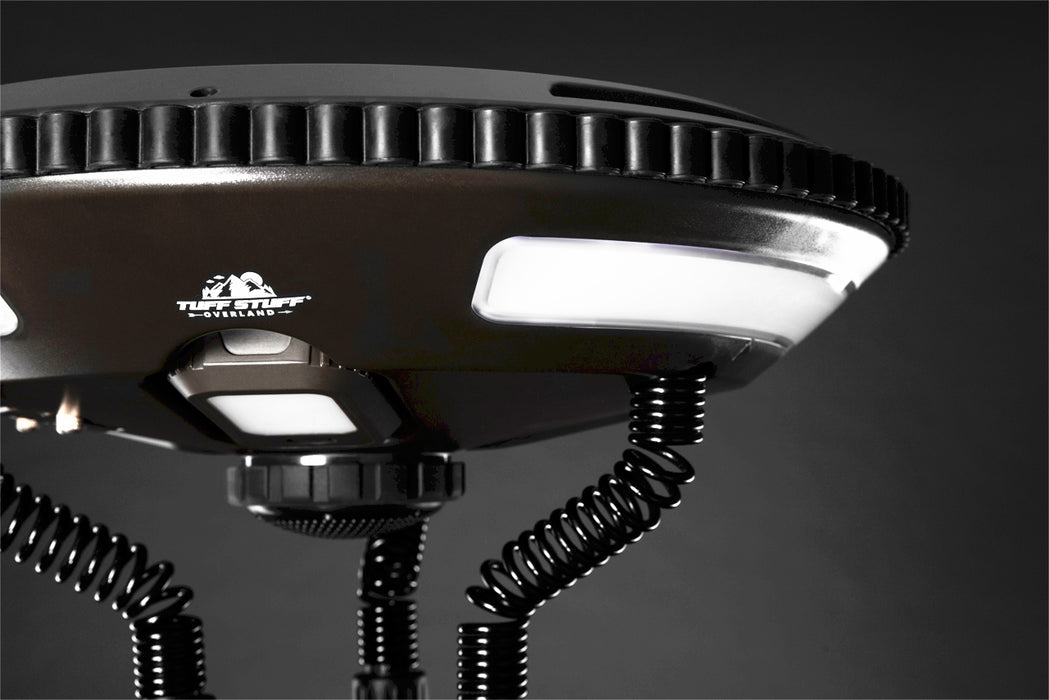 Tuff Stuff Overland Halo 9.75" Solar Freestanding Light With Speaker