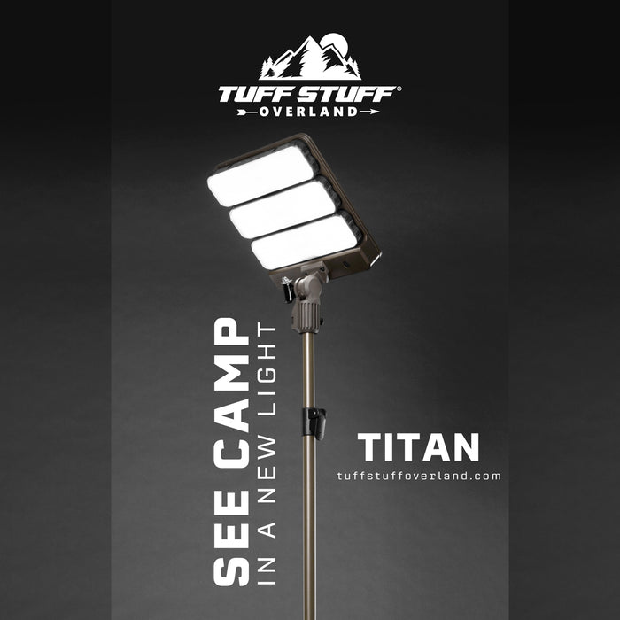 Tuff Stuff Overland Titan 12" Solar Freestanding Light