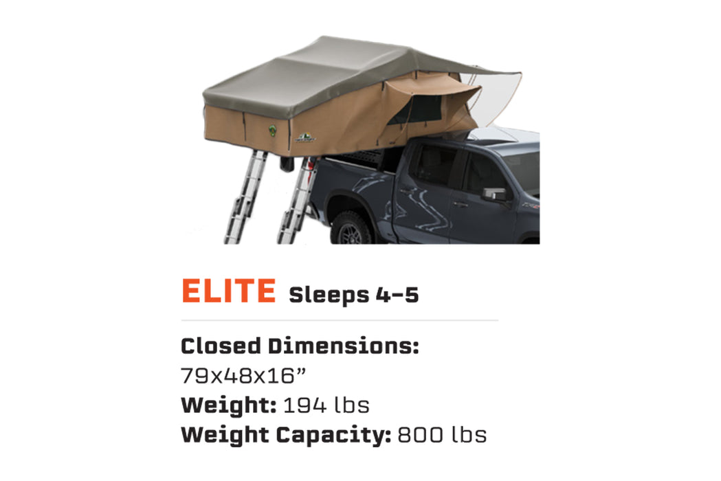Tuff Stuff Elite Overland Roof Top Tent & Annex Room, 5 Person TS-RTT-ANX-ELT