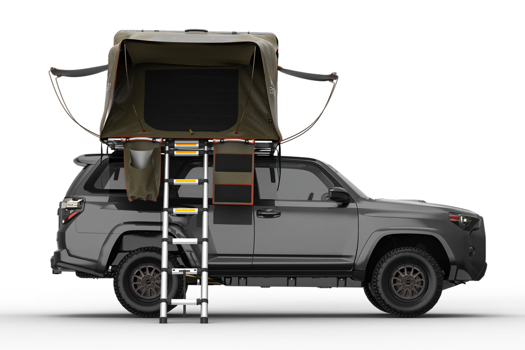 Tuff Stuff Alpha Hard Top Side Open Tent, Black, 4 Person TS-RTT-CS-BK