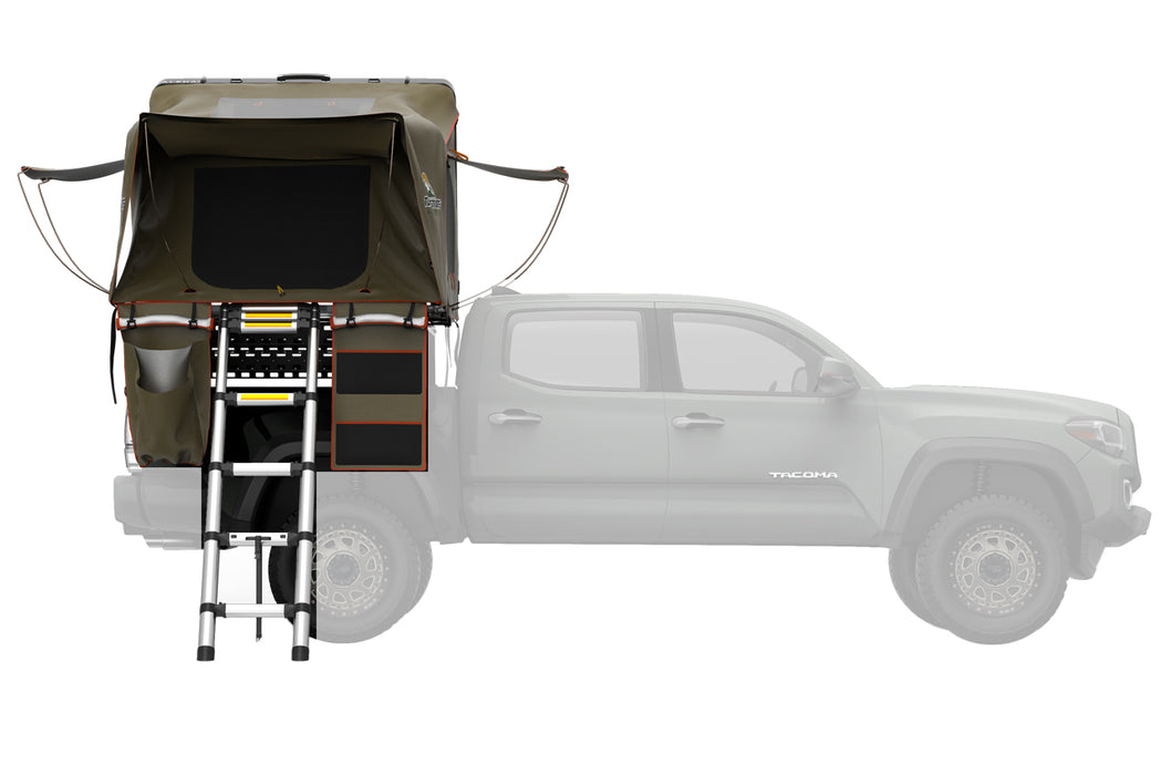 Tuff Stuff Alpha Ii Hard Top Side Open Tent, Black, 2 Person TS-RTT-CS2-BK