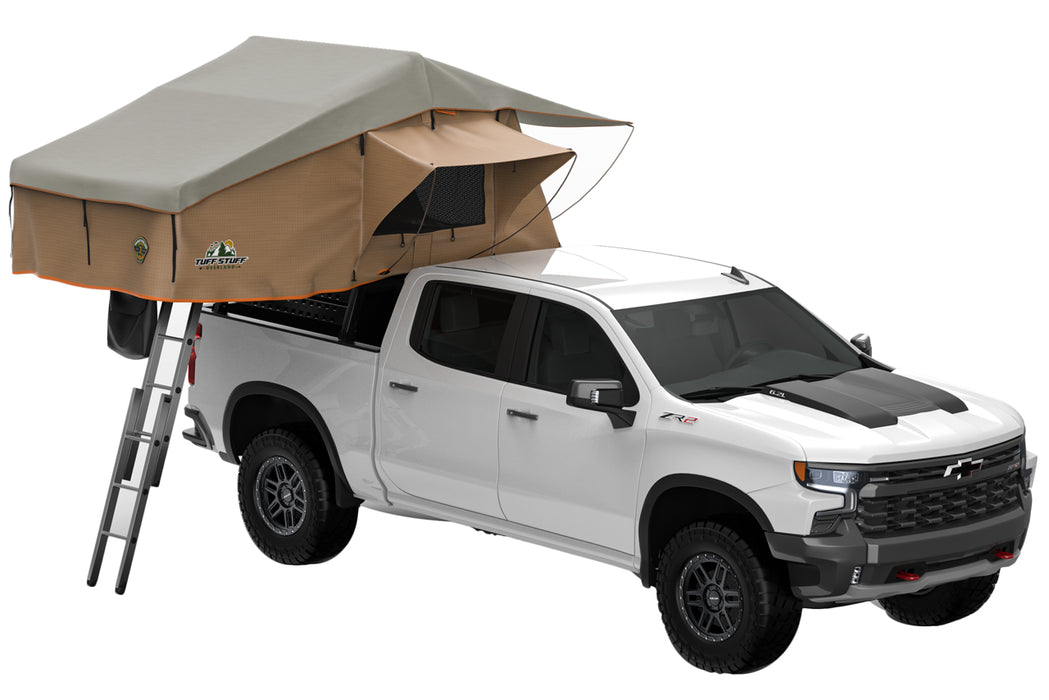 Tuff Stuff Overland Ranger Roof Top Tent, 3 Person, 65"