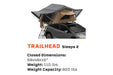 Tuff Stuff Trailhead Roof Top Tent, 2 Person TS-RTT-TRAILHEAD