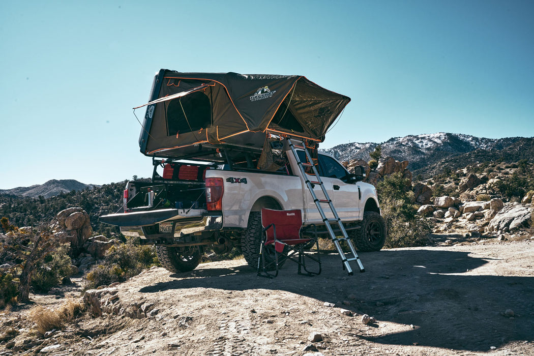 Tuff Stuff Overland Alpha Hard Top Side Open Tent, Black, 4 Person