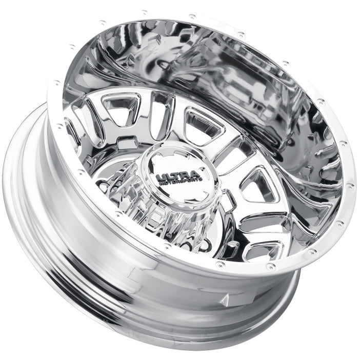 Set of 4-17" Inch Ultra Hunter Dually 8x210 Chrome Wheels Rims
