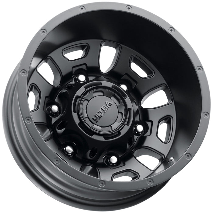 Set of 4-16" Inch Ultra Hunter Dually Van 6x205 Satin Black Wheels Rims