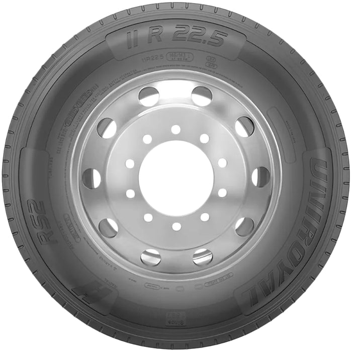 (QTY 2) 215/75R17.5 Uniroyal RS2 135/133L LRH Black Wall Tires