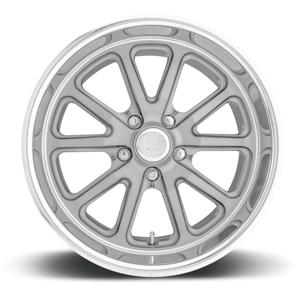 Staggered-US Mags U111 Rambler 17x7,17x8 5x4.5" 1mm Textured Grey Wheels Rims