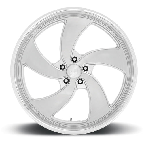 (Set of 4) Staggered-US Mags U134 Desperado 5 20" 5x4.75" Brushed Wheels Rims