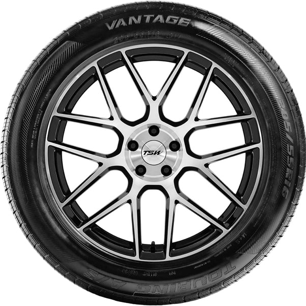 (QTY 4) 235/55R19 Vantage Touring A/S 101V SL Black Wall Tires