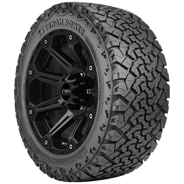 235/60R18 Venom Power 6S Road To Success X/T 107H XL Black Wall Tire