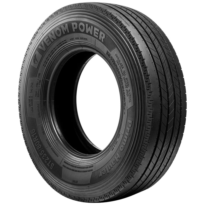 ST225/75R15 Venom Power Primo Hauler 121/117M LRF Black Wall Tire