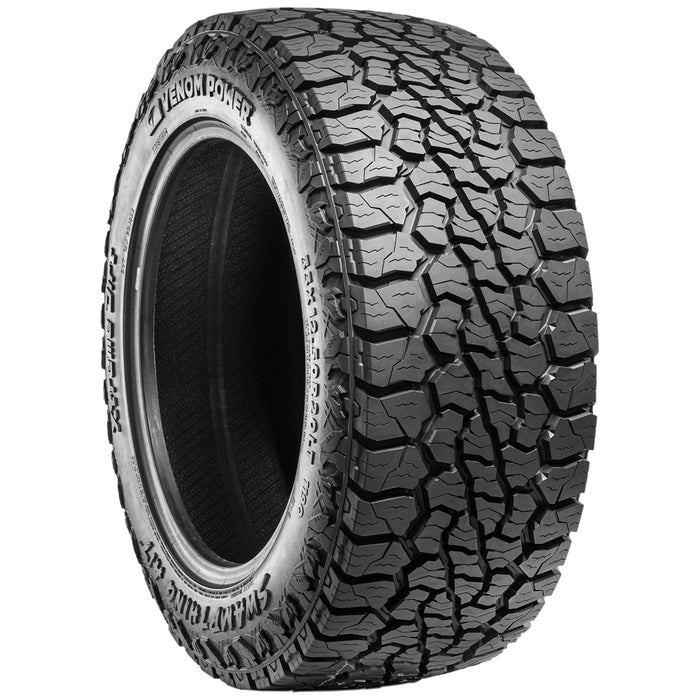 37x11.50R17LT Venom Power Swamp Thing A/T 128R LRD White Letter Tire