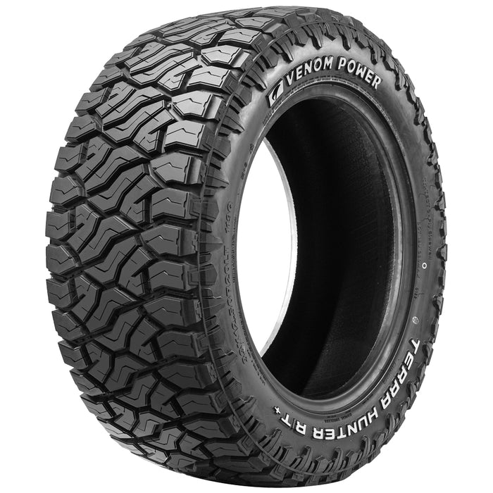 35x12.50R22LT Venom Power Terra Hunter R/T+ 121Q LRF White Letter Tire