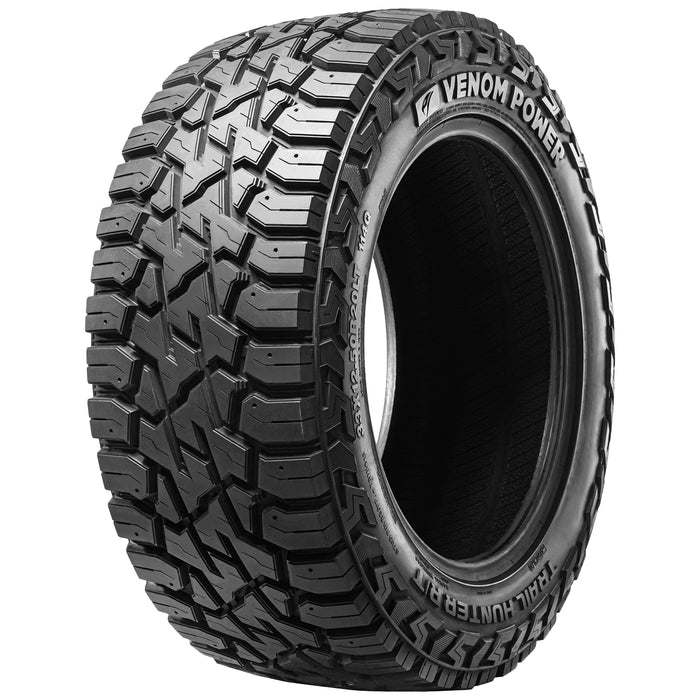 33x12.50R22LT Venom Power Trail Hunter R/T 114Q LRF Black Wall Tire