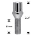 Vision Spline Conical Lug Bolt Lug Bolt 1807SP