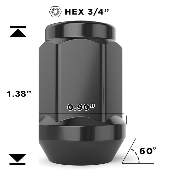 Vision Bulge Conical Lug Nut 1907B