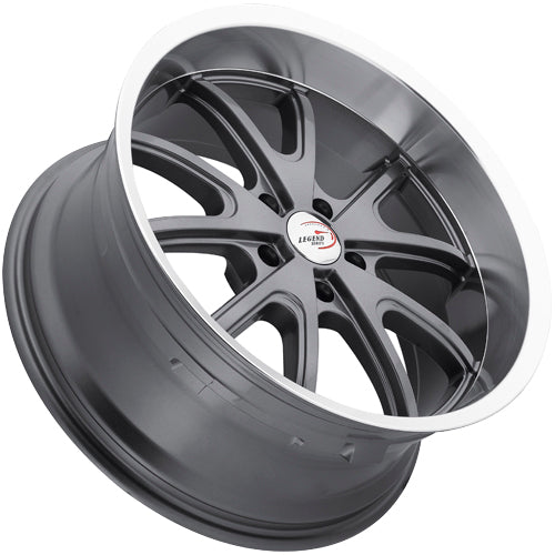 (Set of 4) Staggered Vision 143 Torque 20" 5x5" +10mm Gunmetal Wheels Rims