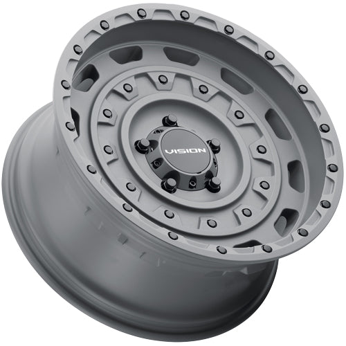 Vision 403 Tactical 17x10 8x6.5" -25mm Gunmetal Wheel Rim 17" Inch