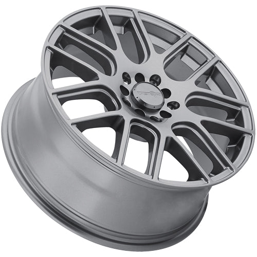 (Set-4) Vision 425 Bane 15x6.5 5x100/5x4.5" +38mm Gunmetal Wheels Rims 15" Inch