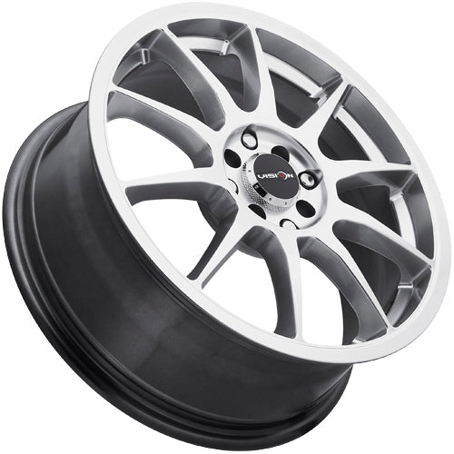 Vision 425 Bane 16x7 5x110/5x115 +38mm Silver Wheel Rim 16" Inch