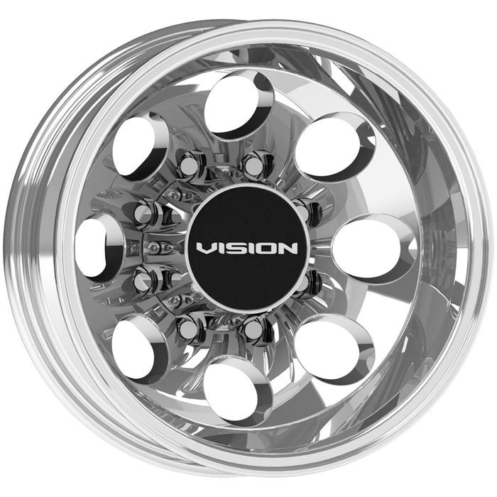 Set of 6-20" Inch Vision 56 Midway Dually 8x200 Polished Wheels Rims