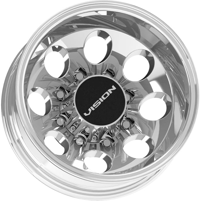 Set of 4-16" Inch Vision 56 Midway Dually 8x6.5" Polished Wheels Rims