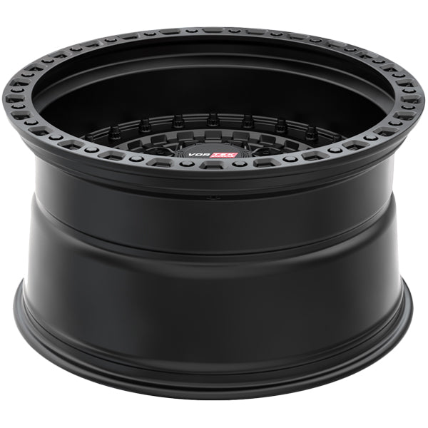 (Set-4) Vortek VRD-703 20x10 5x5"/5x5.5" -18mm Matte Black Wheels Rims 20" Inch