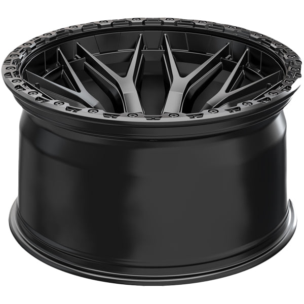 (Set of 4) Vortek VRT-603 20x12 8x180 -44mm Satin Black Wheels Rims 20" Inch