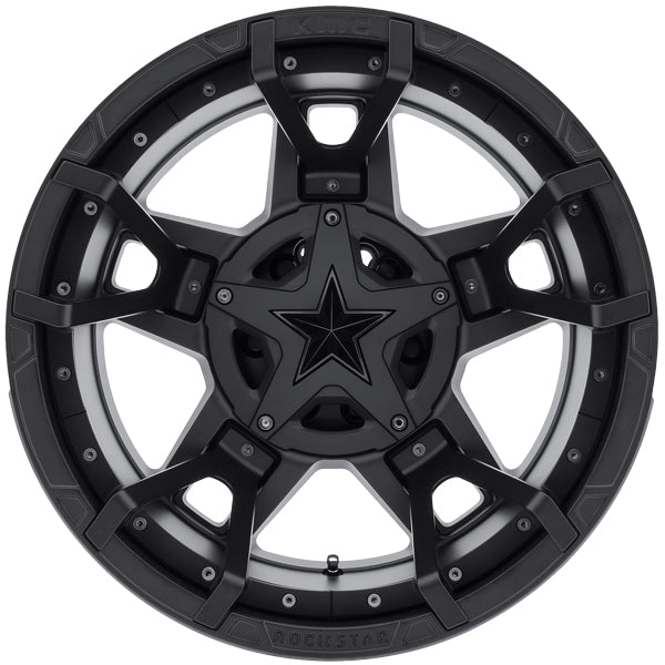 XD Series XD827 Rockstar 3 18x9 5x4.5"/5x5" +0mm Matte Black Wheel Rim 18" Inch