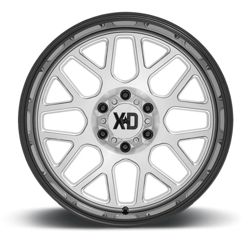 XD Series XD849 Grenade 2 20x9 6x5.5" +18mm Black/Milled Wheel Rim 20" Inch
