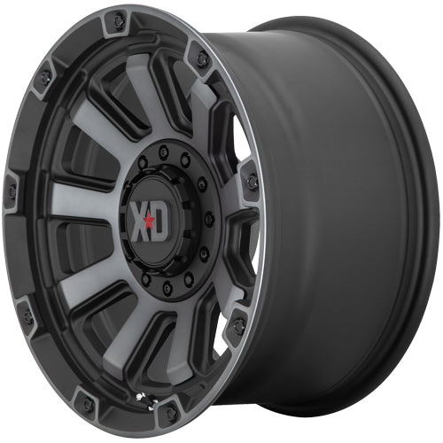 XD Series XD852 Gauntlet 17x9 6x135/6x5.5" +0mm Black/Tint Wheel Rim 17" Inch