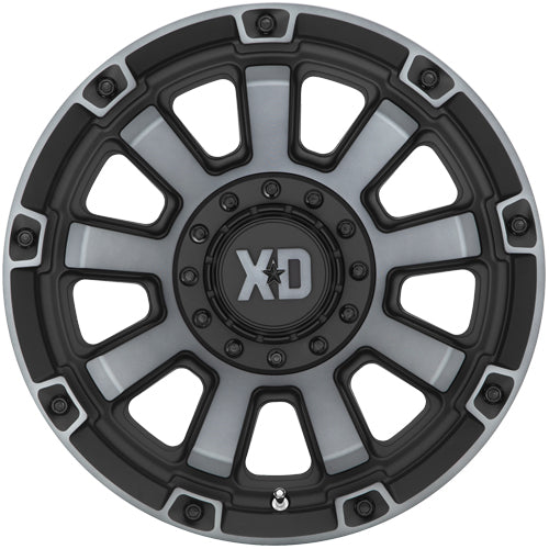 XD Series XD852 Gauntlet 17x9 6x135/6x5.5" +0mm Black/Tint Wheel Rim 17" Inch