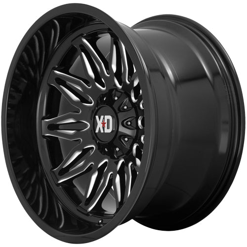XD Series XD859 Gunner 20x10 6x135/6x5.5" -18mm Black/Milled Wheel Rim 20" Inch