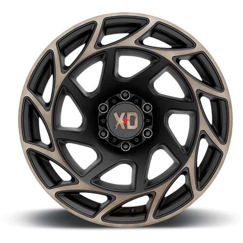 XD Series XD860 Onslaught 22x12 6x5.5" -44mm Black/Bronze Wheel Rim 22" Inch