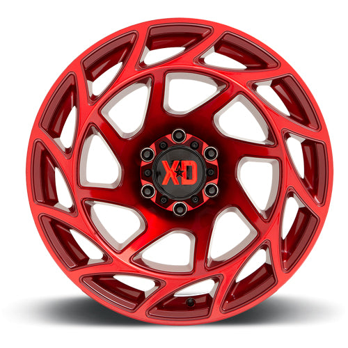 XD Series XD860 Onslaught 22x12 5x5" -44mm Candy Red Wheel Rim 22" Inch