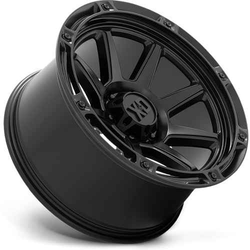 (Set of 4) XD Series XD863 20x10 8x6.5" -18mm Satin Black Wheels Rims 20" Inch