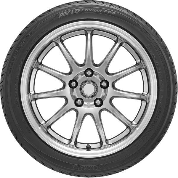 (QTY 4) 205/45RF17 Yokohama Avid Envigor ZPS 84V SL Black Wall Tires