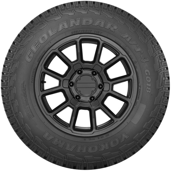 LT275/70R17 Yokohama Geolandar A/T4 124/121S LRE White Letter Tire