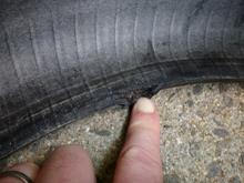 Damaged Tire Beed